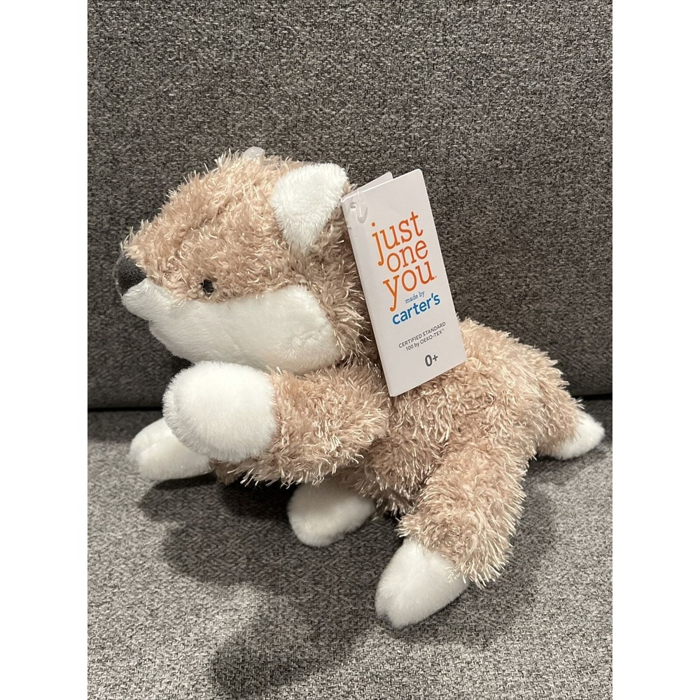 Carter’s Just One You Plush FOX  Baby  Stuffed Animal Toy Brown Tan New Target
